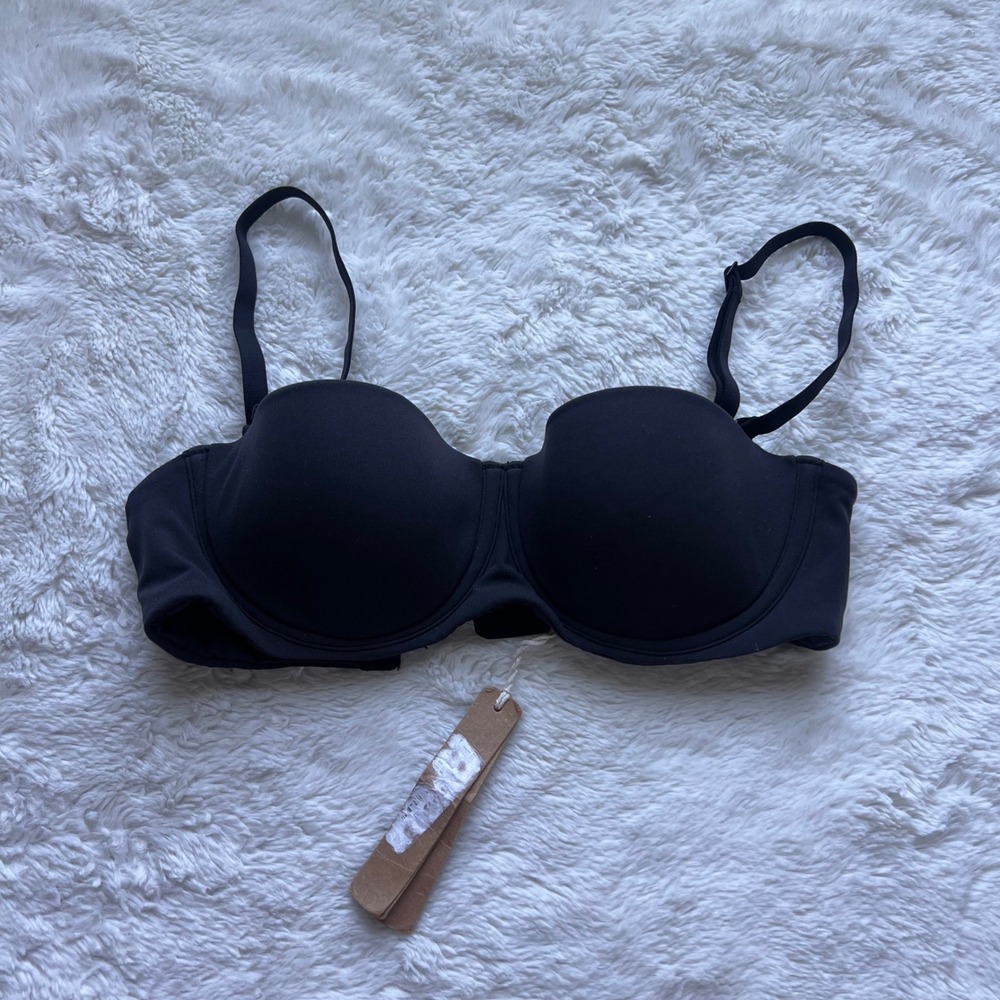 SKIMS Fits Everybody Multiway Underwire Bra Onyx Black Size 32A BA-BAN-9055 NWT